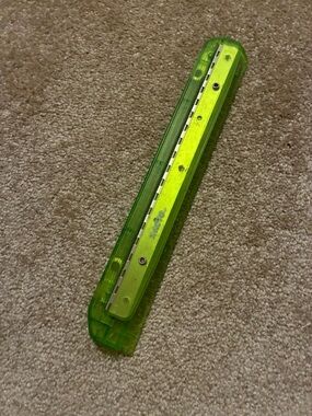 Neon Green Hole Puncher for 3-Prong Binder